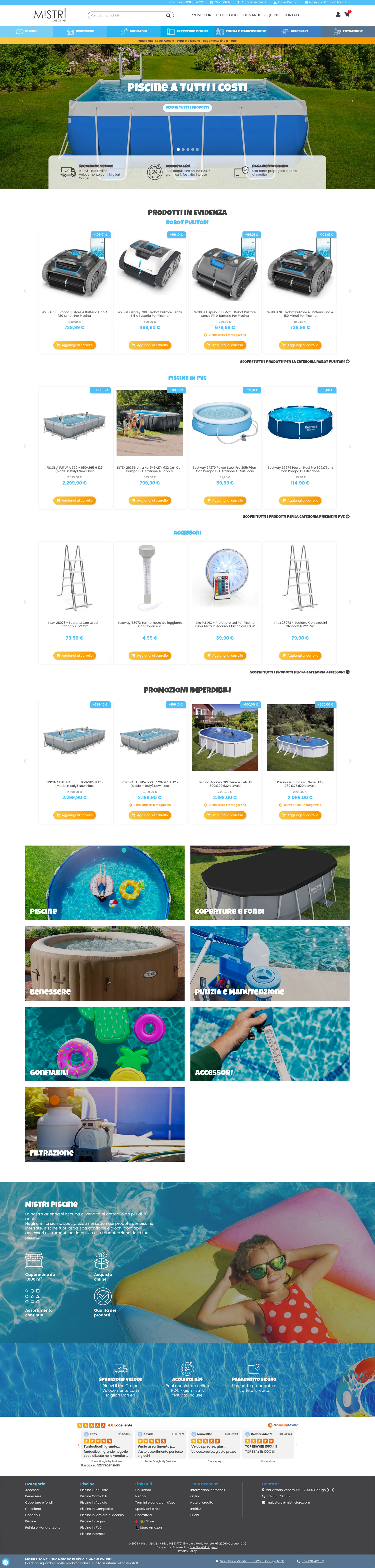 Sito in Scrolling - Mistripiscine