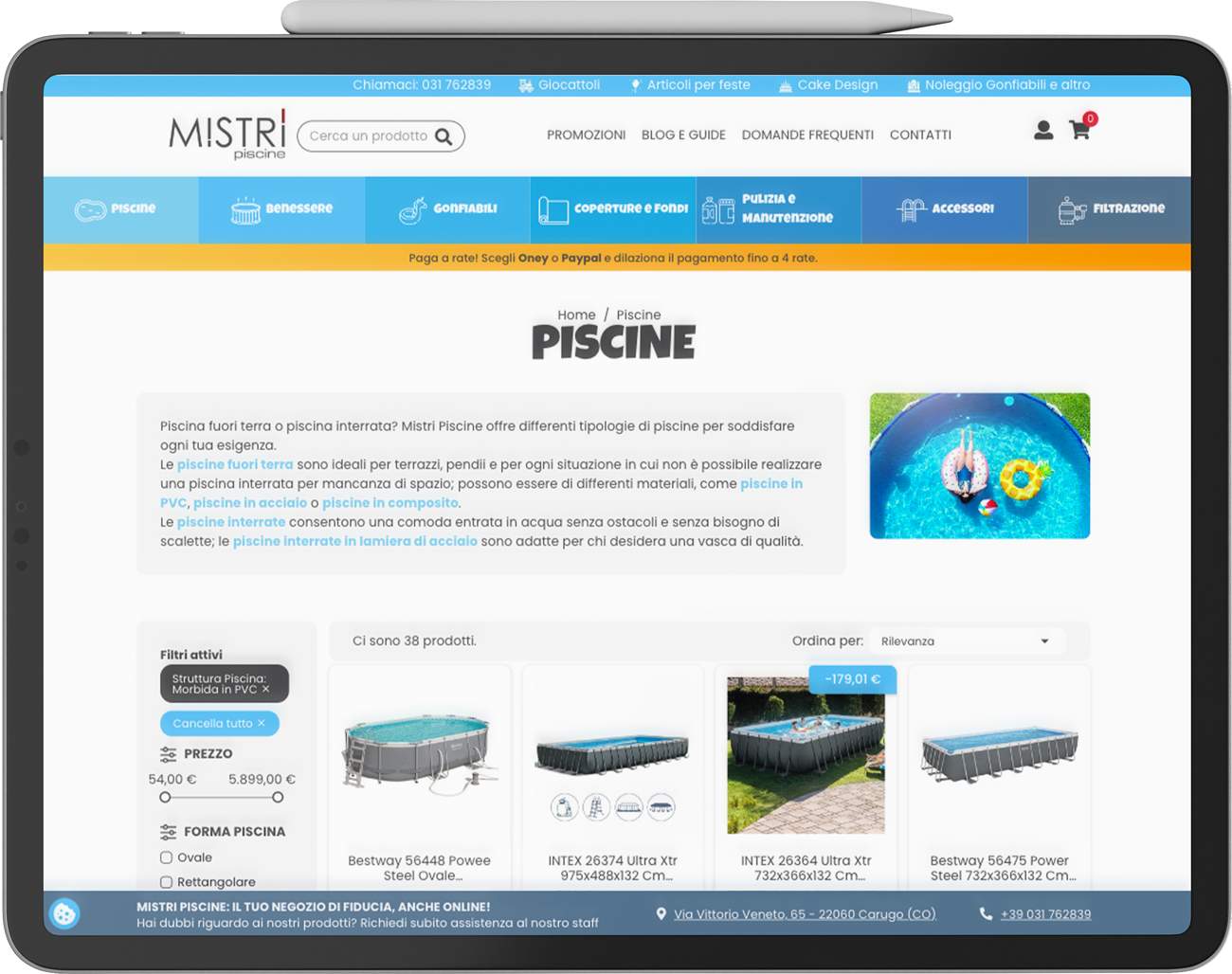 Caso Studio: Mistripiscine - Due Ele Communication